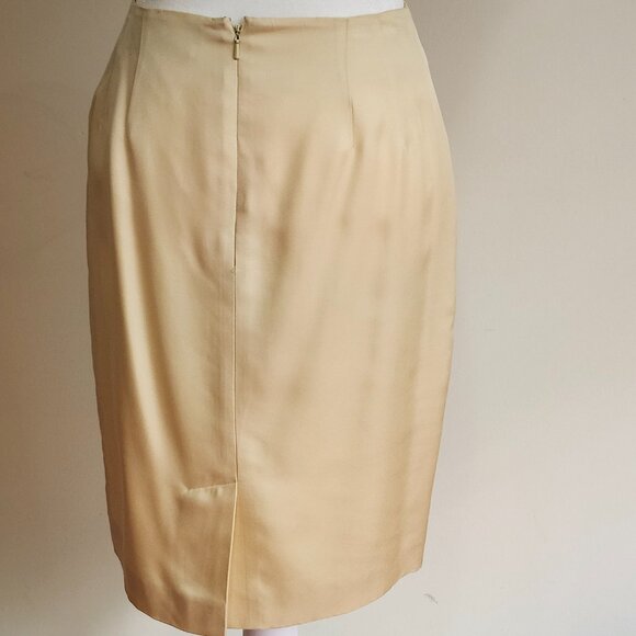 Ellen Tracy silk SKIRT VINTAGE - Picture 3 of 4